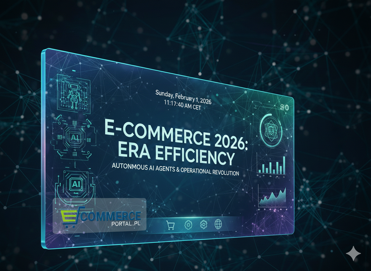 E-commerce 2026: Era Efektywności, Autonomicznych Agentów AI i Rewolucji Operacyjnej