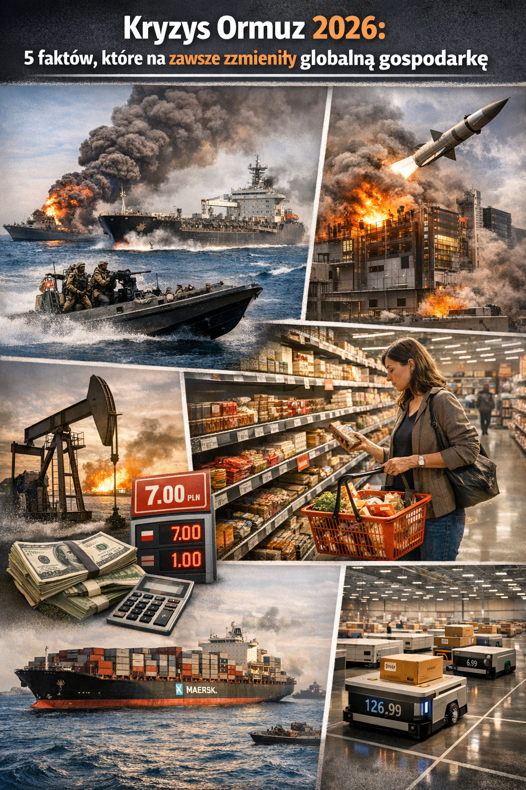 Kryzys Ormuz 2026: 5 faktów, które na zawsze zmieniły globalną gospodarkę (i Twój koszyk zakupowy)