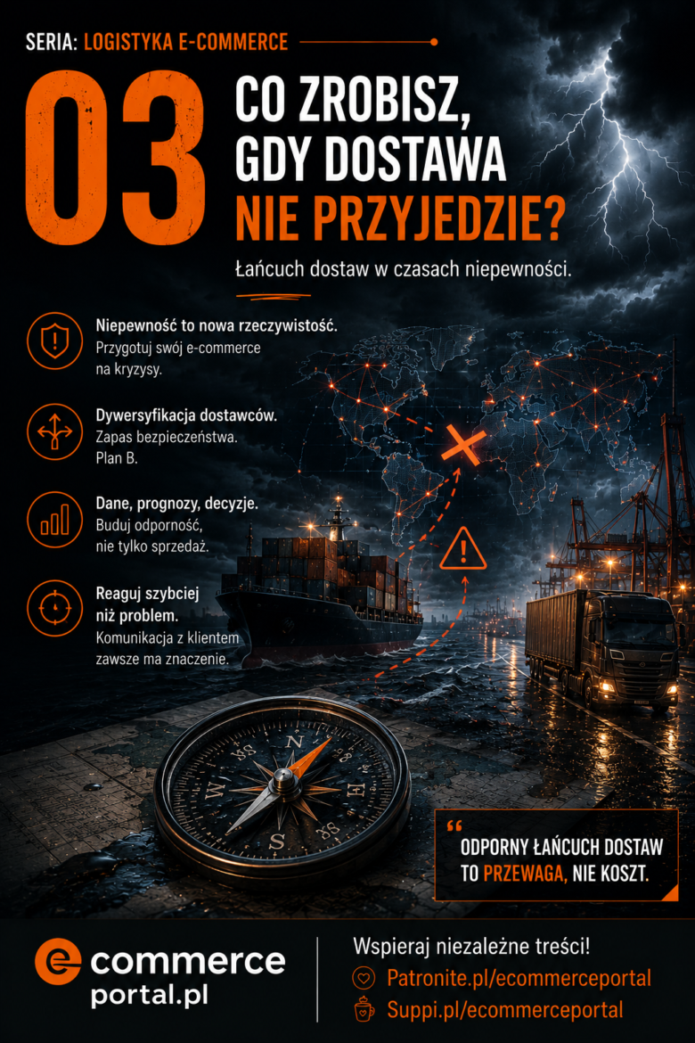 Łańcuch dostaw w e-commerce. Jak przygotować sklep na kryzys?